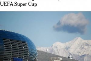 TA介绍欧超杯场馆：顶部设有2409块太阳能电池板，能源自给自足